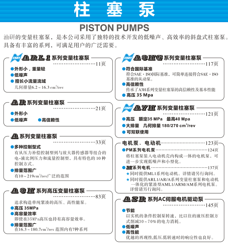 <a href='http://longteqi.com' target='_blank'><u>油研柱塞泵</u></a>型號(hào)大全